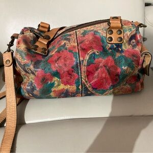 Patricia nash vintage barrel satchel